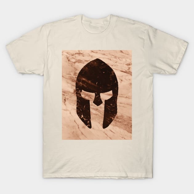 Spartan helmet Ancient Greece T-Shirt by Scar